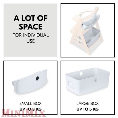 Hauck Alpha Box Set White kosár etetőszékhez