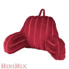 Ágyra tehető komfort háttámasz párna bordó