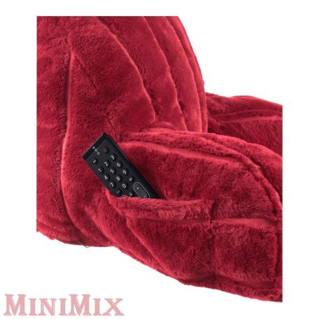 Ágyra tehető komfort háttámasz párna bordó