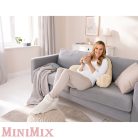 Ágyra tehető komfort háttámasz párna krém