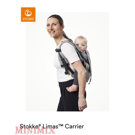 Stokke Limas Carrier Flex OCS Slate Melange kenguru babahordozó