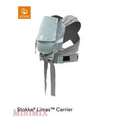   Stokke Limas Carrier OCS Turquoise Grey Melange mei tai hordozó