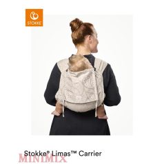   Stokke Limas Carrier OCS Turquoise Grey Melange mei tai hordozó