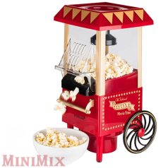 Korona Popcorn készítő piros