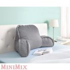 Ágyra tehető komfort háttámasz párna szürke