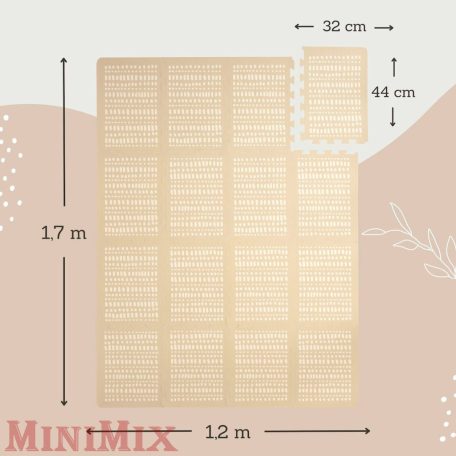 Hakuna Matte XL puzzle játszószőnyeg Hygge-Beige