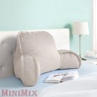 Ágyra tehető komfort háttámasz párna bézs