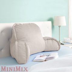 Ágyra tehető komfort háttámasz párna bézs