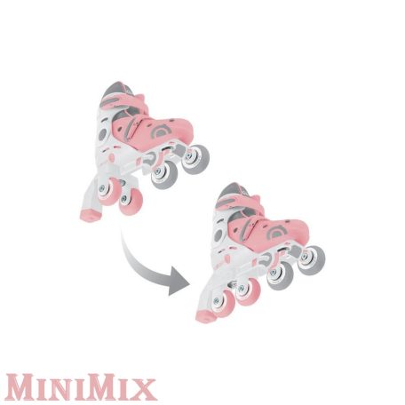 Globber Gyerek görkorcsolya 2 in 1 méret Pasztell rózsaszínű 26-29