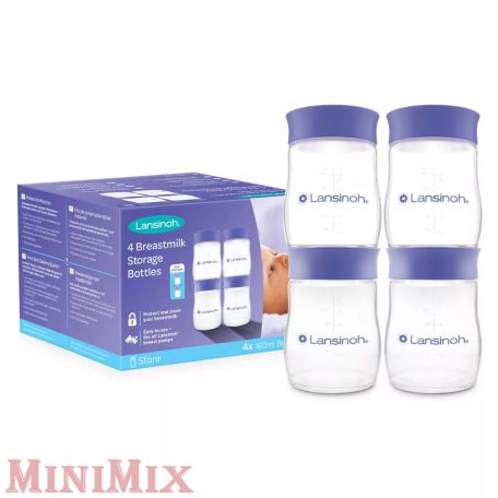 Lansinoh anyatejtároló palackok 160 ml 4 db 