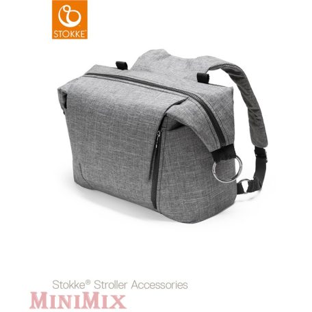 Stokke Changing bag Black Melange pelenkázó táska