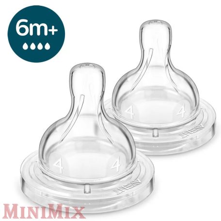 Philips AVENT etetőcumi Anti-Colic 2 db 4 cseppes 6 hó