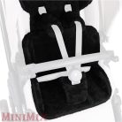 ABC Design Insert-Set for Samba, Salsa, Zoom Black babakocsi betét