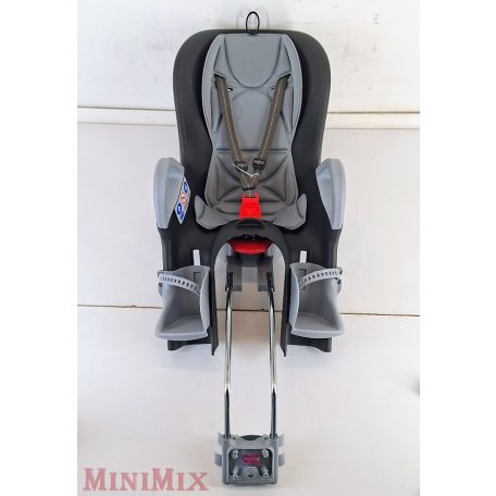 OK Baby 10+ Grey bicikliülés hátra
