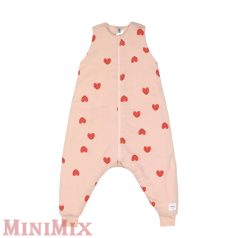   Lassig Sleeping Jumper tipegő hálózsák szívecskés 86/92-es