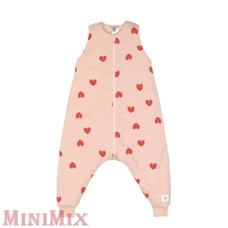 Lassig Sleeping Jumper tipegő hálózsák szívecskés 86/92-es