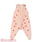 Lassig Sleeping Jumper tipegő hálózsák szívecskés 86/92-es