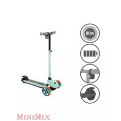   Globber E-Scooter ONE K E-MOTION 4 Plus világító kerekekkel Menta