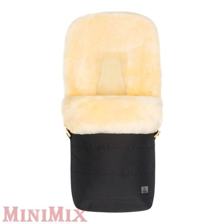 BabyCab Lille báránybőr bundazsák Black