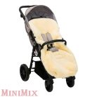 BabyCab Lille báránybőr bundazsák Black