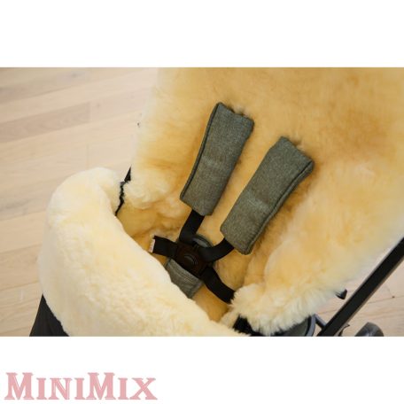 BabyCab Lille báránybőr bundazsák Black