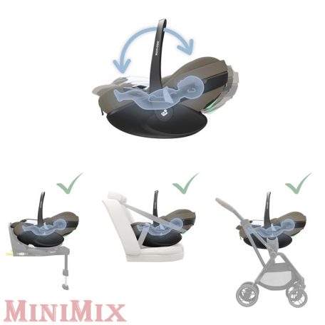 Maxi-Cosi Pebble 360 Pro2 40-87 cm Twillic Truffle autós babahordozó