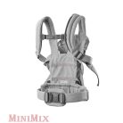 BabyBjörn Harmony Woven Light Gray mélange babahordozó