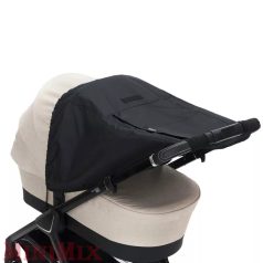   Fillikid kiegészítő naptető babakocsira és mózeskosárra Deluxe fekete 