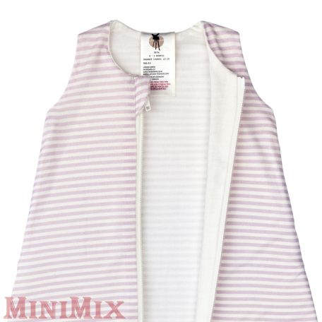 Lässig tipegő hálózsák csíkos-levendula 86/92-es