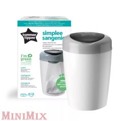   Tommee Tippee pelenkacsomagoló vödör Simple Sangenic fehér