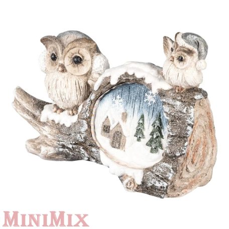 LED-es dekor figura Baglyok