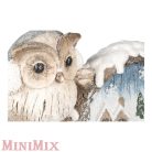 LED-es dekor figura Baglyok