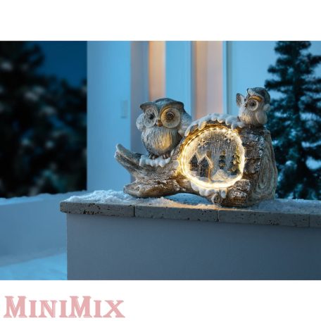 LED-es dekor figura Baglyok