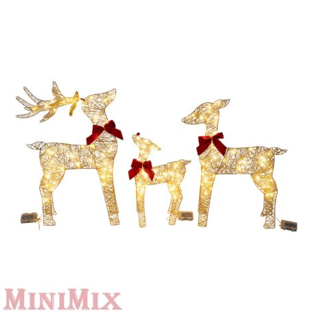 LED-es rénszarvas család