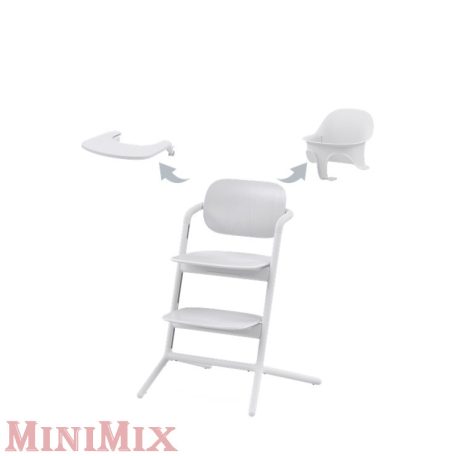 Cybex Lemo 2 Gold 3 in 1 Set All White fa etetőszék