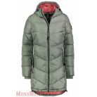 Sublevel kabát női, sportos, steppelt, Dark Beige XL