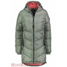 Sublevel kabát női, sportos, steppelt, Dark Beige XL