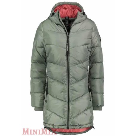 Sublevel kabát női, sportos, steppelt, Dark Beige XL