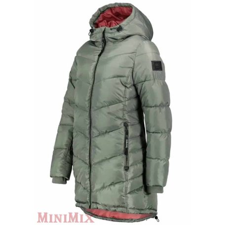 Sublevel kabát női, sportos, steppelt, Dark Beige XL