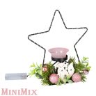 Ledes csillag mécsestartóval