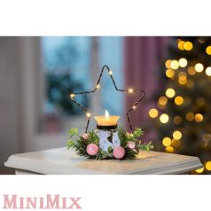 Ledes csillag mécsestartóval