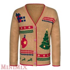 Karácsonyi kötött mellény XL-es