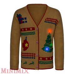 Karácsonyi kötött mellény XL-es