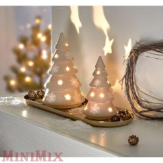 "Téli fenyő" LED dekoráció kicsi