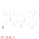 Hópelyhes fényfüggöny ablakdísz