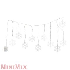 Hópelyhes fényfüggöny ablakdísz