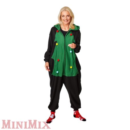 Kényelmes karácsonyi overál L-es