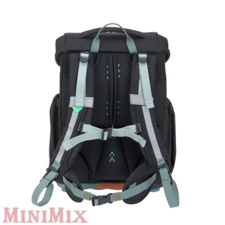 Lassig Iskolatáska szett Slim Unique Black