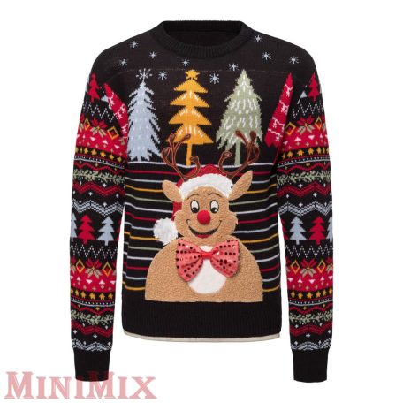 Rénszarvasos pulóver S-es