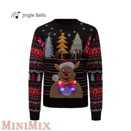 Rénszarvasos pulóver S-es